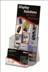 BROCHURE HOLDER DEFLECTO DL WITH BUSINESS CARD HOLDER   G45521