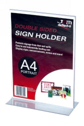 DOCUMENT HOLDER DEFLECTO A4 PORTRAIT DOUBLE SIDED 47801   G45564