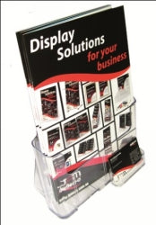 BROCHURE HOLDER DEFLECTO A4 WITH BUSINESS CARD HOLDER   G45566