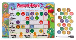 REWARD CHART DINOSAUR LCBF 390X270MM MAGNETIC   G45909