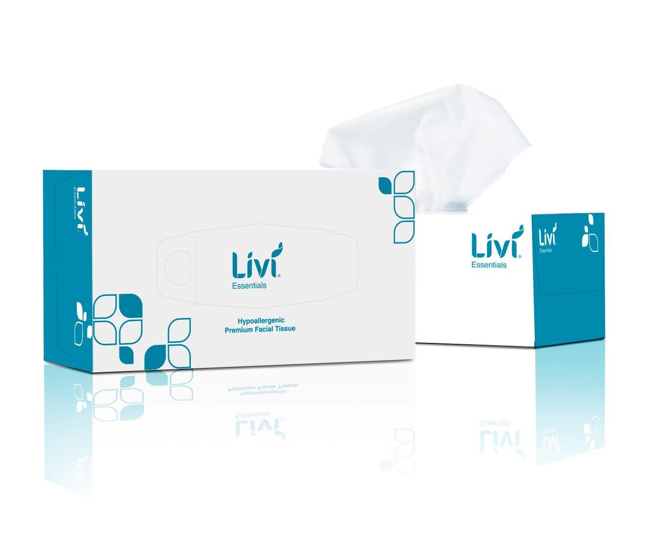 FACIAL TISSUE LIVI ESSENTIALS HYPOALLERGENIC 2PLY 200S BX30   G46001