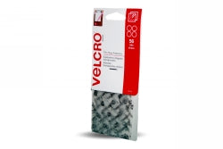 VELCRO 9MM STICK ON HOOK & LOOP DOTS CLEAR PK56   G46793