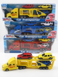 TOY CAR TRANSPORTER WITH 3 CARS   G47309