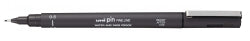 PEN UNI PIN 0.5MM FINELINER DARK GREY   G47414