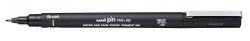 PEN UNI PIN FINELINER BLACK BRUSH TIP   G47478