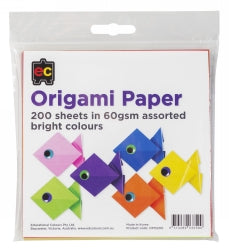 ORIGAMI PAPER EC PK200 15CM   G47753