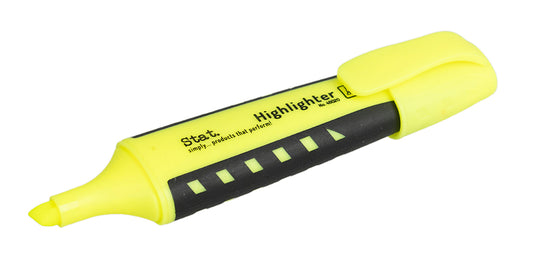 HIGHLIGHTER STAT YELLOW BX10   G48020