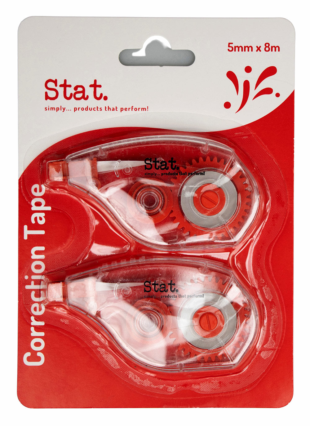 CORRECTION TAPE STAT 5MMX8M PK2   G48024