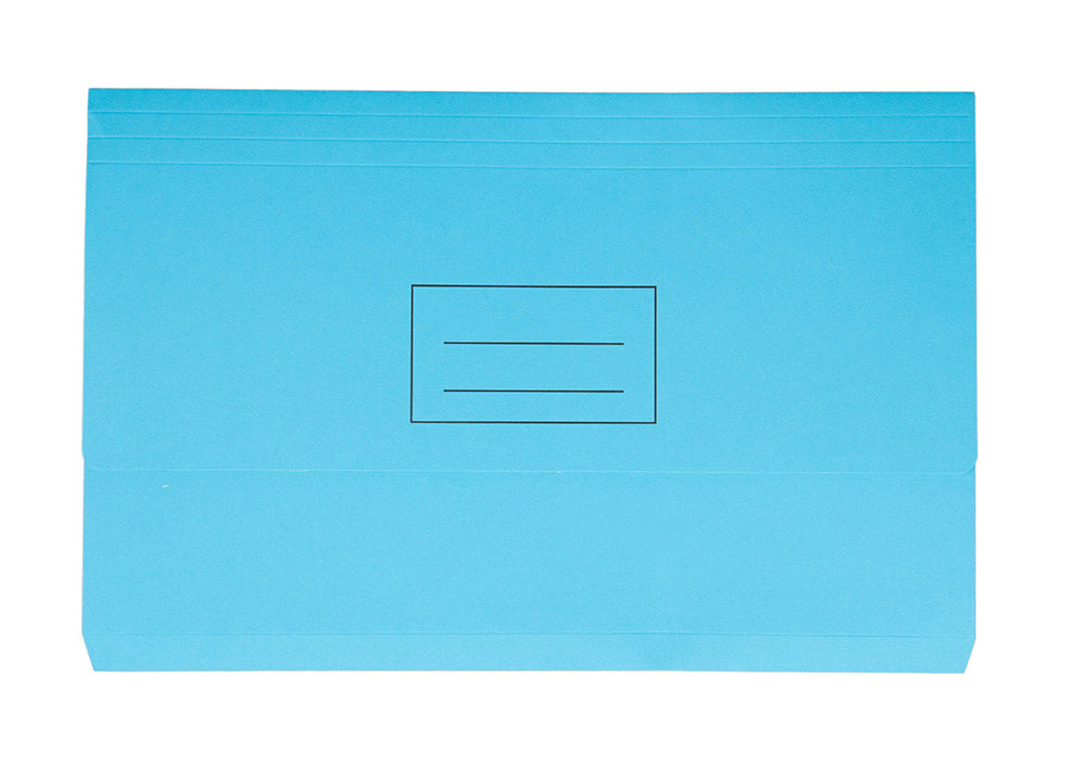 DOCUMENT WALLET STAT FC BOARD BLUE   G48028