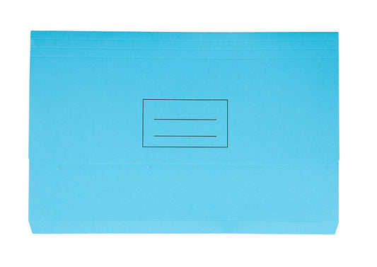 DOCUMENT WALLET STAT FC BOARD BLUE   G48028