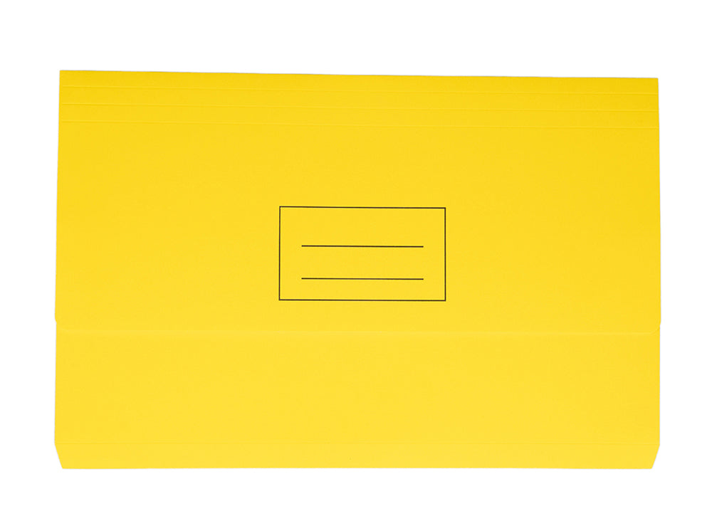 DOCUMENT WALLET STAT FC BOARD YELLOW   G48032