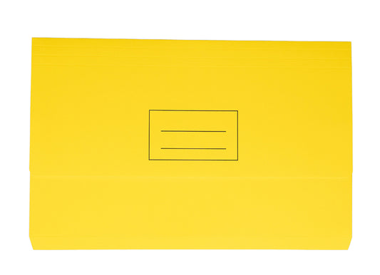 DOCUMENT WALLET STAT FC BOARD YELLOW   G48032