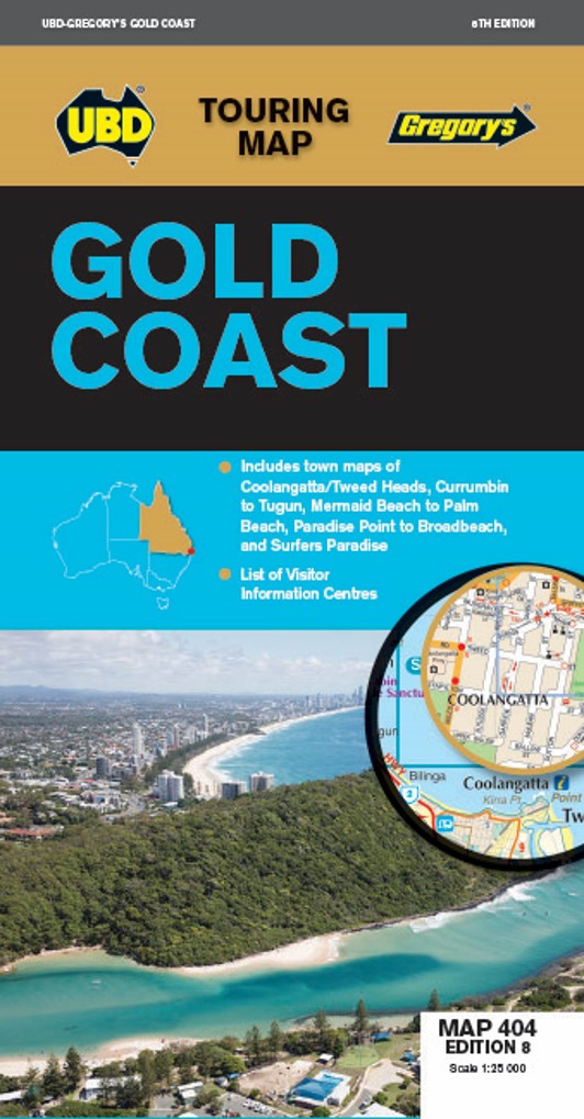 MAP UBD/GRE GOLD COAST MAP 404 8TH EDITION   G48748