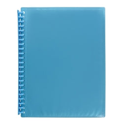 DISPLAY BOOK MARBIG A4 INSERT COVER REFILLABLE MARINE 20P   G49587