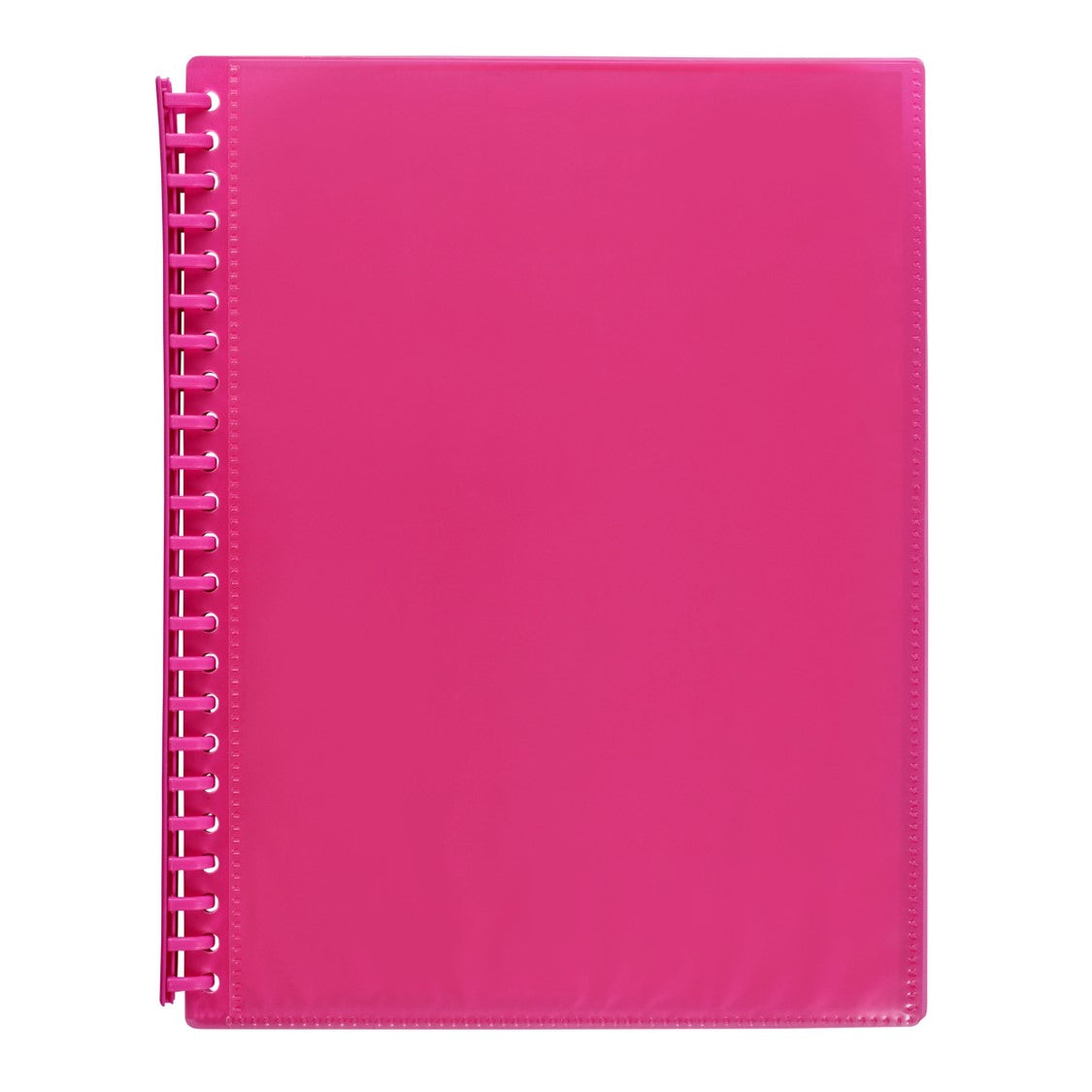 DISPLAY BOOK MARBIG A4 INSERT COVER REFILLABLE PINK 20P   G49589