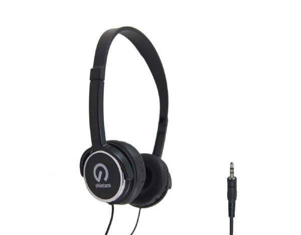 HEADPHONES SHINTARO KIDS STEREO VOLUME LIMITED BLACK   G49633