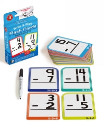 FLASH CARDS LCBF WRITE & WIPE SUBTRACTION   G49784