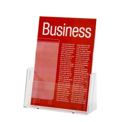 BROCHURE HOLDER ESSELTE A4 FREE STANDING CLEAR   G50070