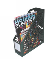 MAGAZINE STAND ITALPLAST BLACK   G50430