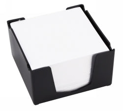 MEMO CUBE HOLDER & PAPER ITALPLAST BLACK   G50440