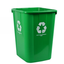 BIN ITALPLAST 32L 320X360X400MM RECYCLING MATERIALS ONLY GREEN   G50517