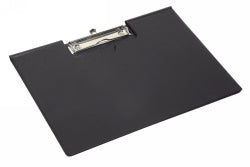 CLIPFOLDER MARBIG A4 LANDSCAPE PVC BLACK   G51259