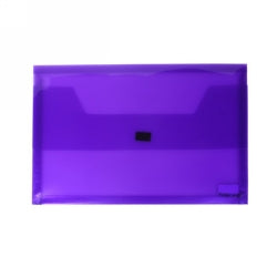 DOCUMENT WALLET FOLDERMATE FC POP GEAR PP HOOK & LOOP CLOSURE PURPLE   G51404