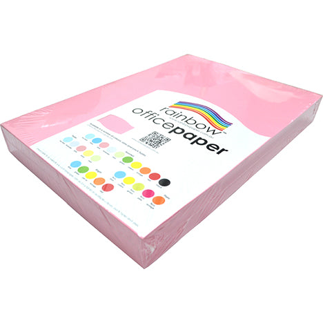 COPY PAPER RAINBOW A3 80GSM PINK PK500   G51812