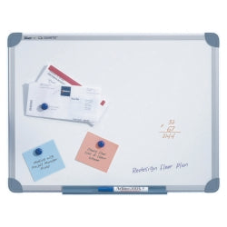 WHITEBOARD QUARTET 450X600MM PENRITE ALUMINIUM FRAME MAGNETIC   G52891