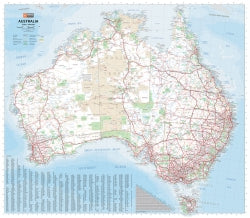 MAP HEMA AUSTRALIA WALL LAMINATED 1000X875   G53239