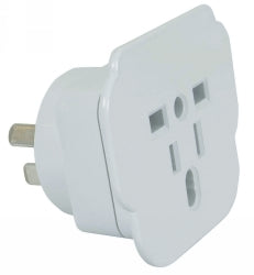 TRAVEL ADAPTORS MOKI INBOUND UNIVERSAL - WORLD TO AUS & NZ WHITE   G53256