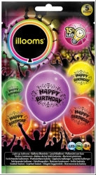 BALLOONS ILLOOM HAPPY BIRTHDAY PK5   G53267