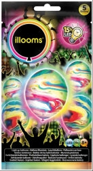 BALLOONS ILLOOM STANDARD MARBLE PK5   G53308