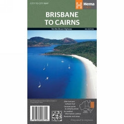 MAP HEMA BRISBANE TO CAIRNS   G53584