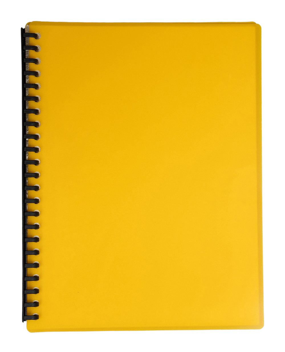 DISPLAY BOOK GNS A4 REFILLABLE YELLOW 20P   G53937