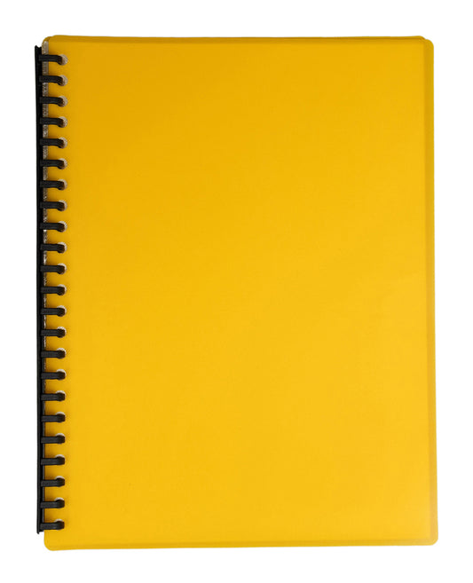 DISPLAY BOOK GNS A4 REFILLABLE YELLOW 20P   G53937