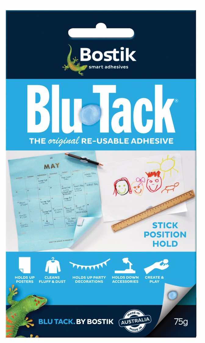 BLU TACK BOSTIK 75GM   G54500E