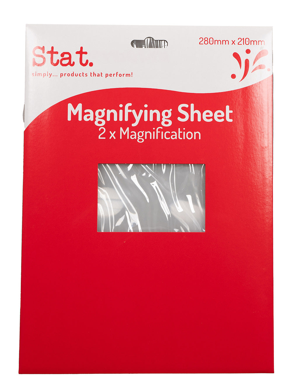 MAGNIFYING SHEET STAT 280MMX 210MM   G54566