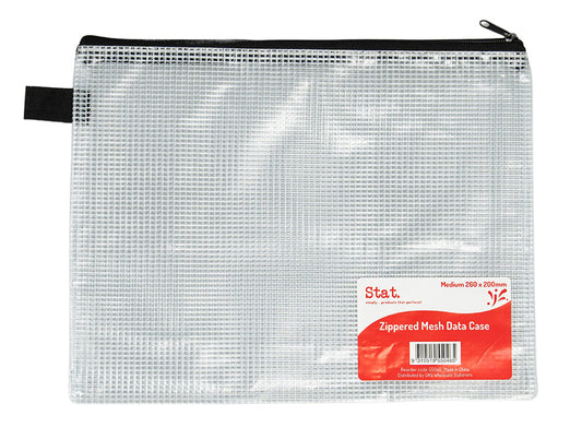 DATA HANDY CASE STAT MESH ZIP 260X200 MED   G55046