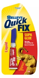 GLUE SELLEYS SUPA GLUE 3ML LIQUID QUICK FIX   G56170