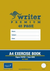 GRID BOOK WRITER PREMIUM A4 7MM GRID 48PG   G57736