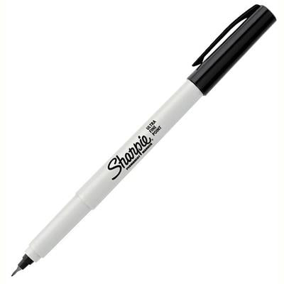 MARKER PERMANENT SHARPIE 0.3MM ULTRA FINE BLACK PK2   G57809