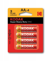 BATTERY KODAK AA SUPER HEAVY DUTY PK4   G58190