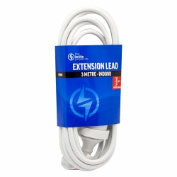 EXTENSION LEAD THE BRUTE POWER CO. 3 METRE WHITE   G58198