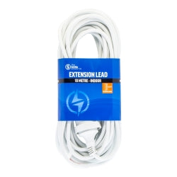 EXTENSION LEAD THE BRUTE POWER CO. 10 METRE WHITE   G58200