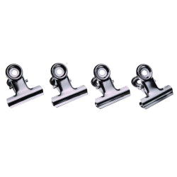 LETTER CLIPS ESSELTE 75MM CHROME BX36   G58290