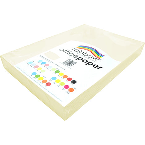 COPY PAPER RAINBOW A3 80GSM OFFICE IVORY PK500   G58693