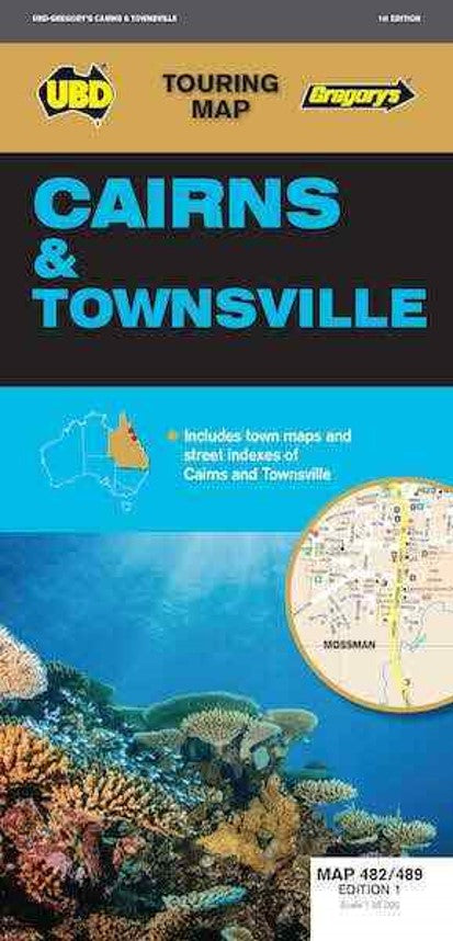 MAP UBD/GRE CAIRNS & TOWNSVILLE 482/489 1ST ED   G58940