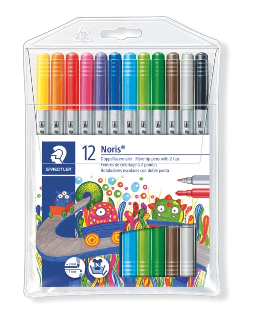 PEN STAEDTLER FIBRE NORIS CLUB 2 TIPS WLT12   G59175