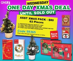 ASSORTED XMAS 63 PACK   G59365